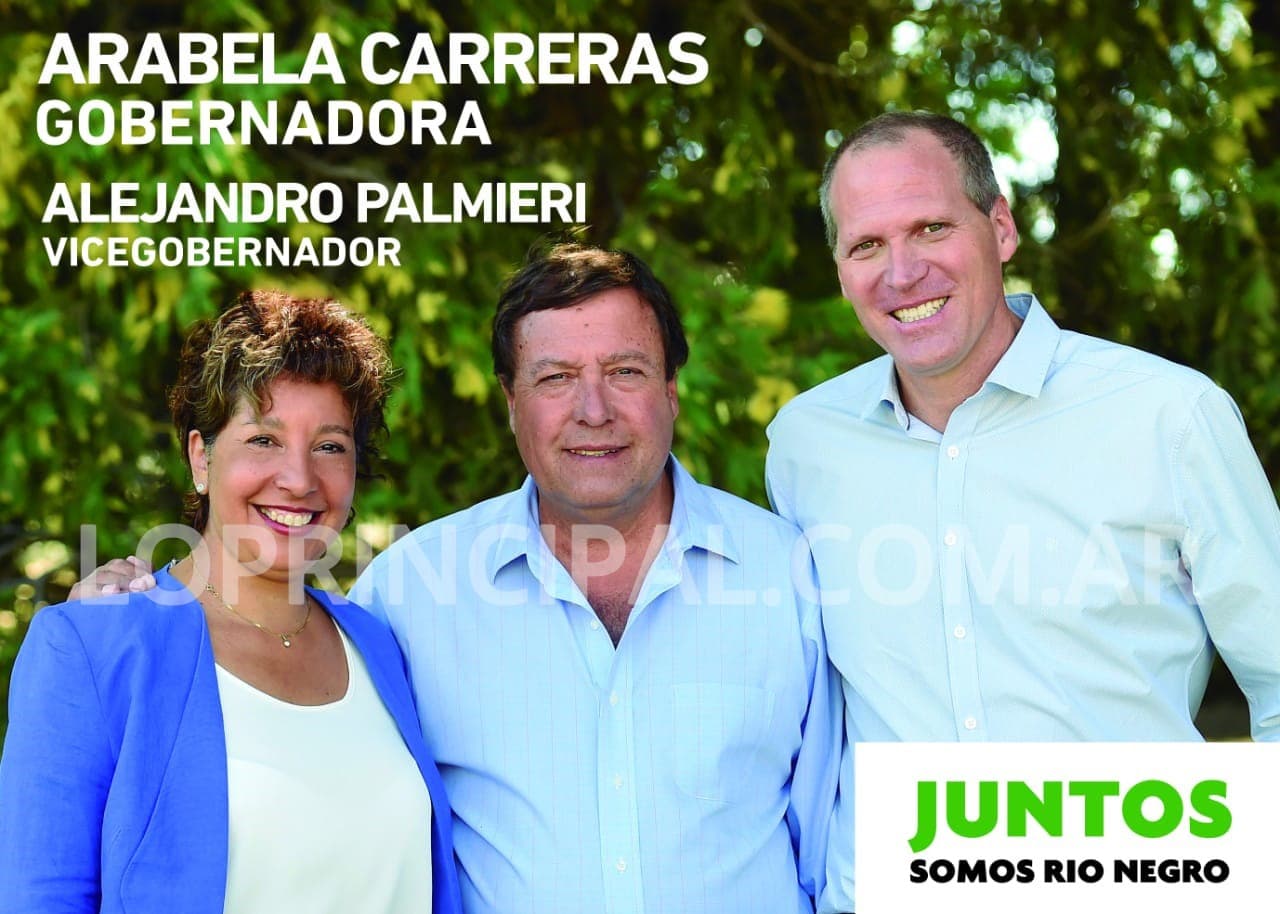 Con Weretilneck entre los integrantes de la fórmula son los nuevos afiches de Juntos