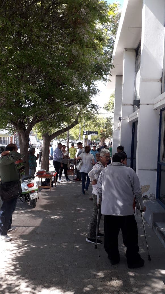 Nuevamente problemas con el techo de la delegación Viedma del IPROSS