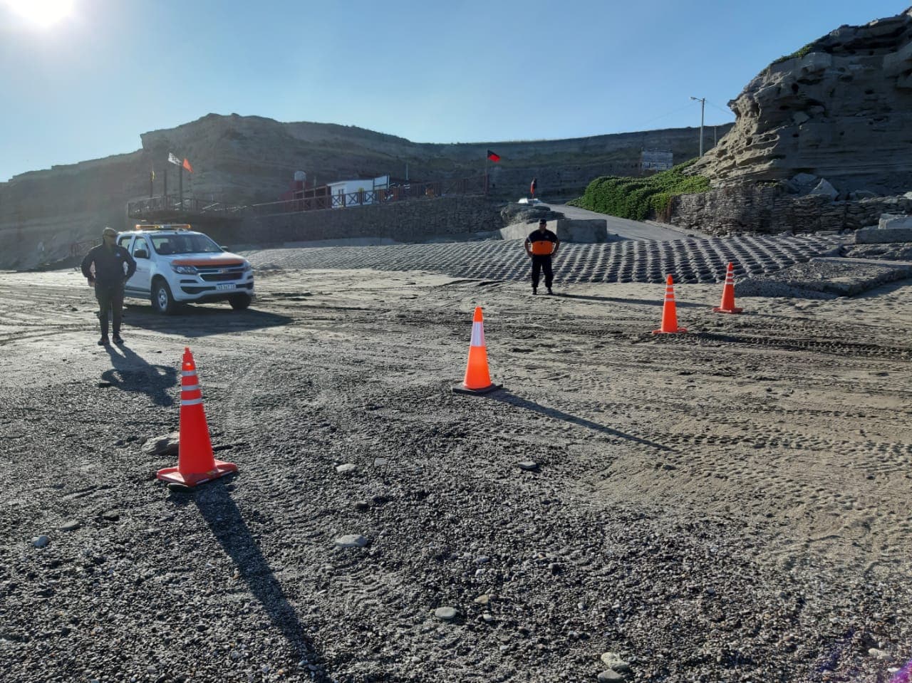 Operativos de protección y restricción vehicular en las playas
