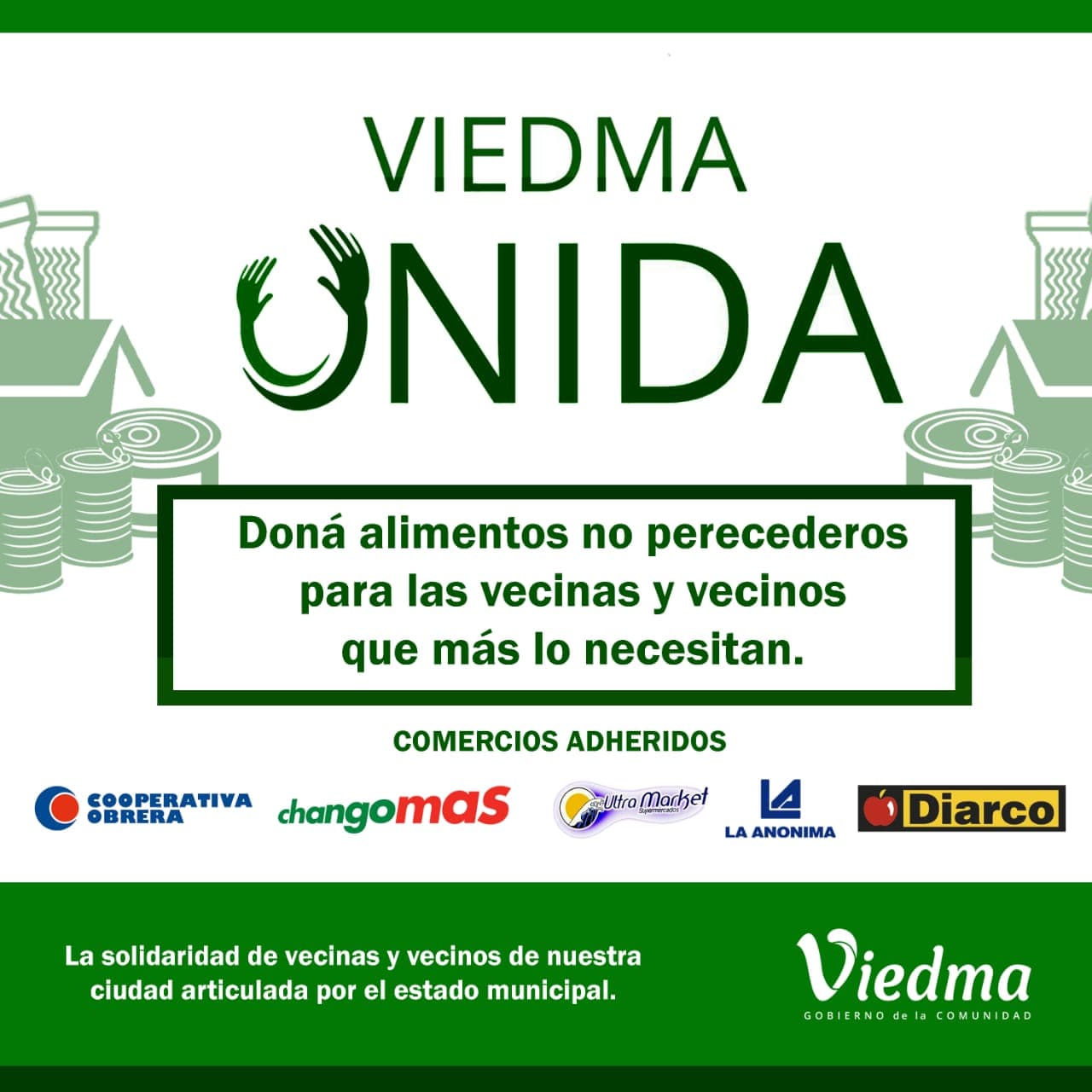 El municipio de Viedma puso en marcha el operativo “Viedma Unida”