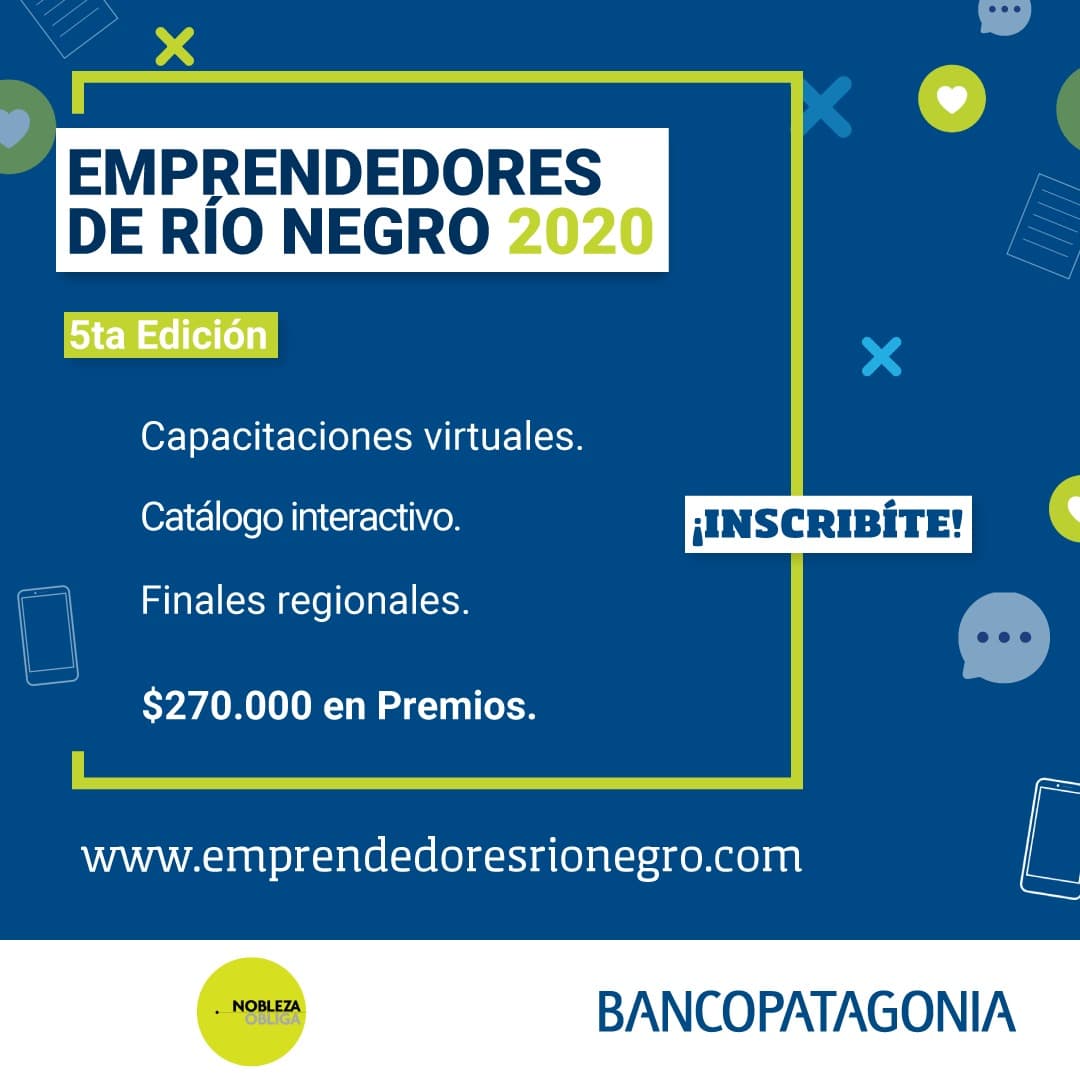 Nueva edición del Programa Emprendedores de Río Negro