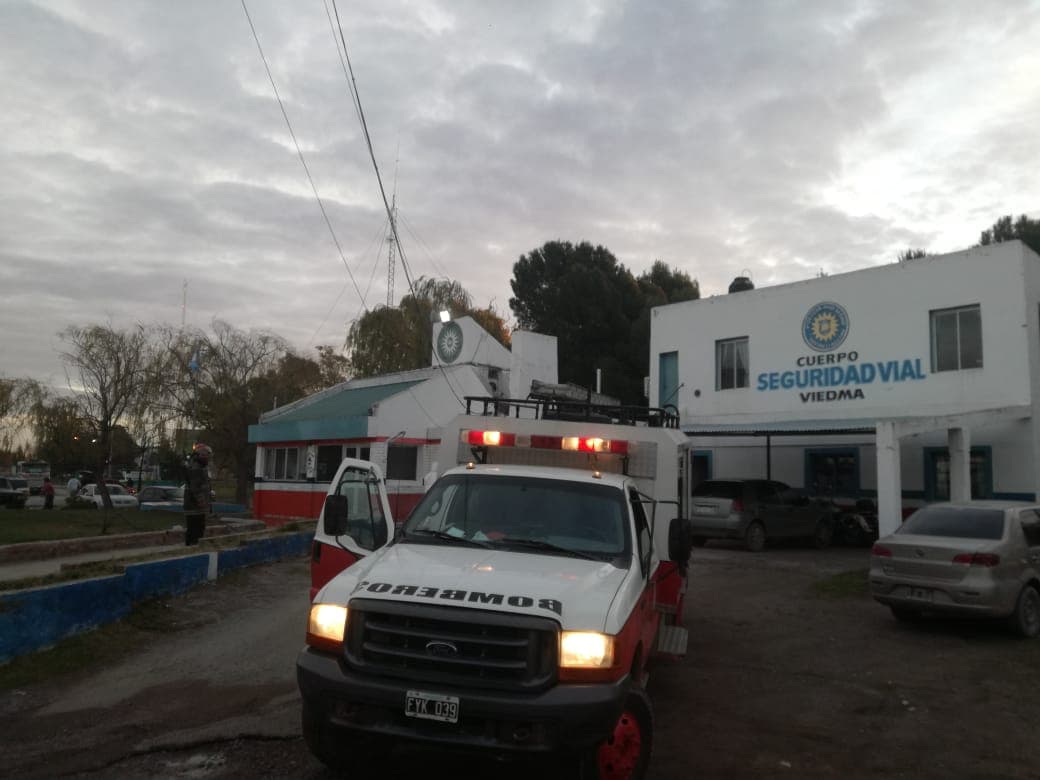 Desinfectaron las Unidades Policiales de Viedma contra el COVID-19
