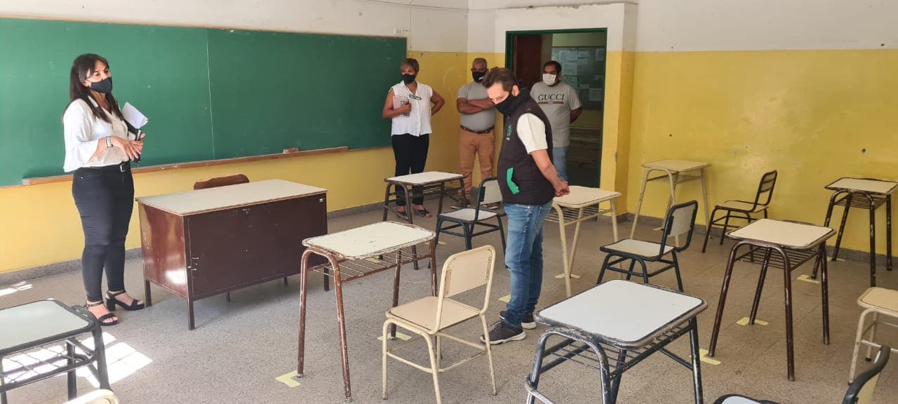 Delegados de ATE controlan la aplicación de protocolos en las escuelas