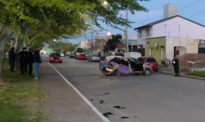 Muere un joven en un fuerte choque en Viedma