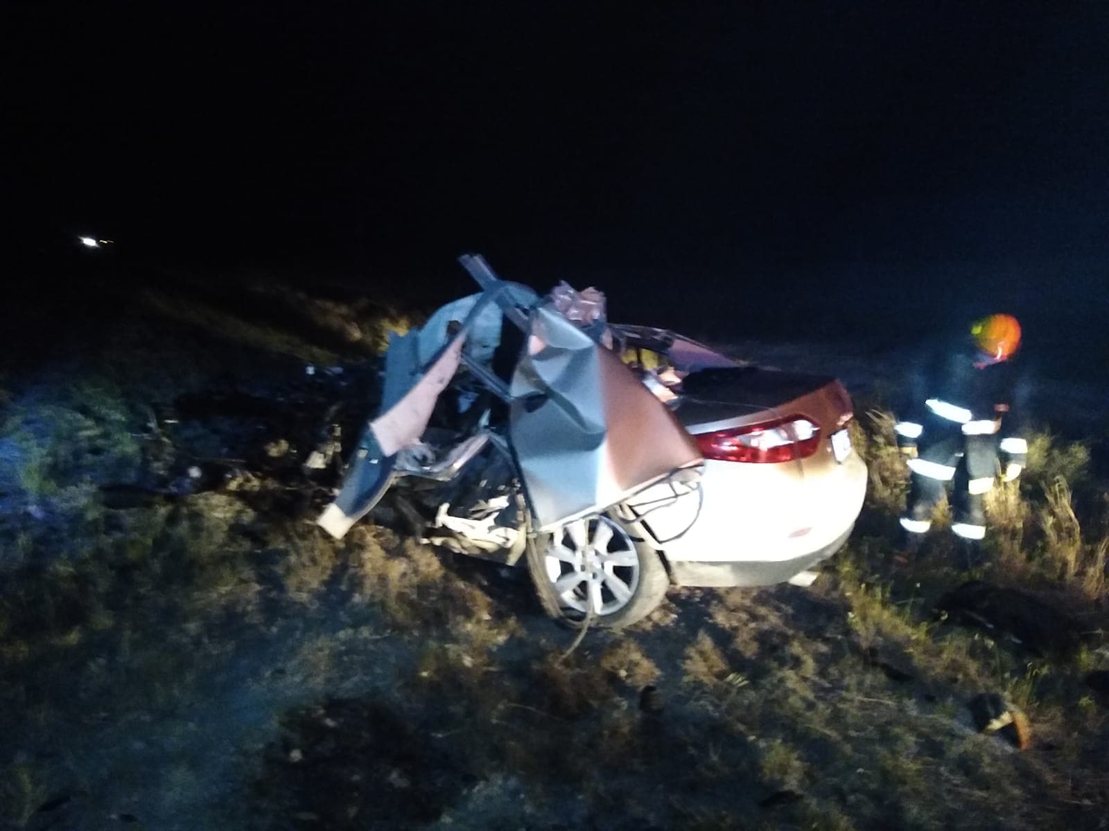Un muerto y un herido en un choque frontal cerca de Stroeder