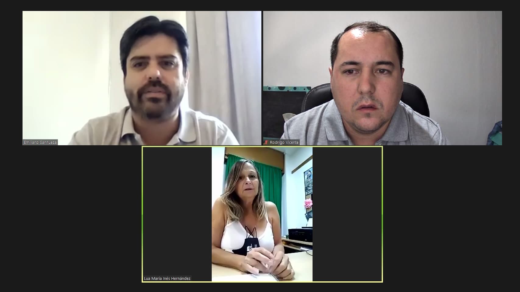 Reunión virtual de tres gremios de cara a la discusión salarial con el Gobierno