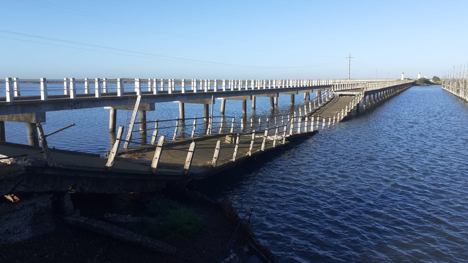 El antiguo puente de San Blas tuvo nuevamente problemas en su estructura
