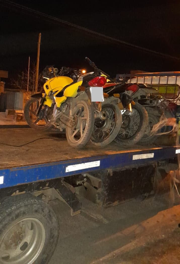 La policía secuestra 10 motos en controles en Viedma