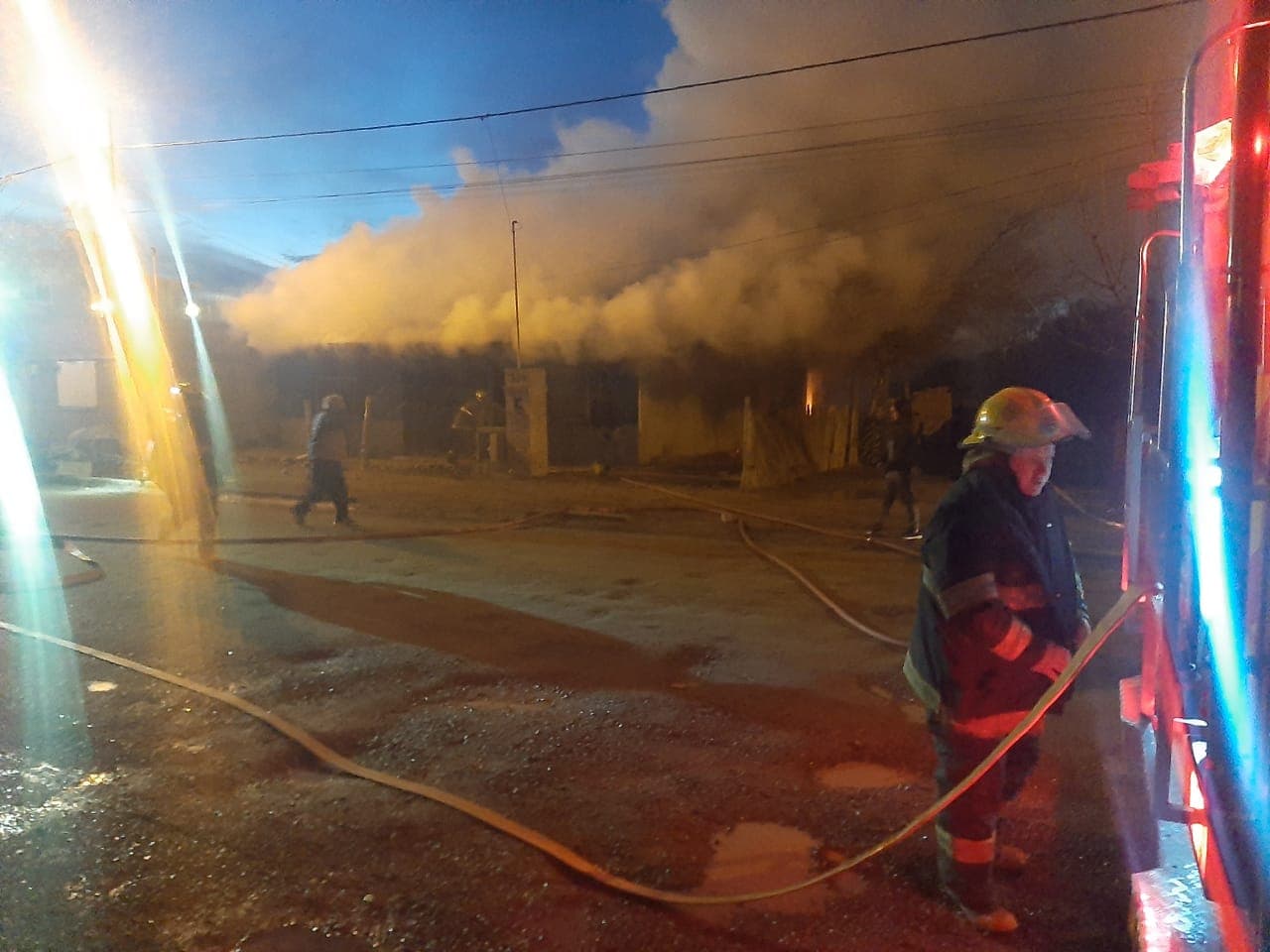 En Patagones serios daños causó el fuego en una vivienda de Villa Morando