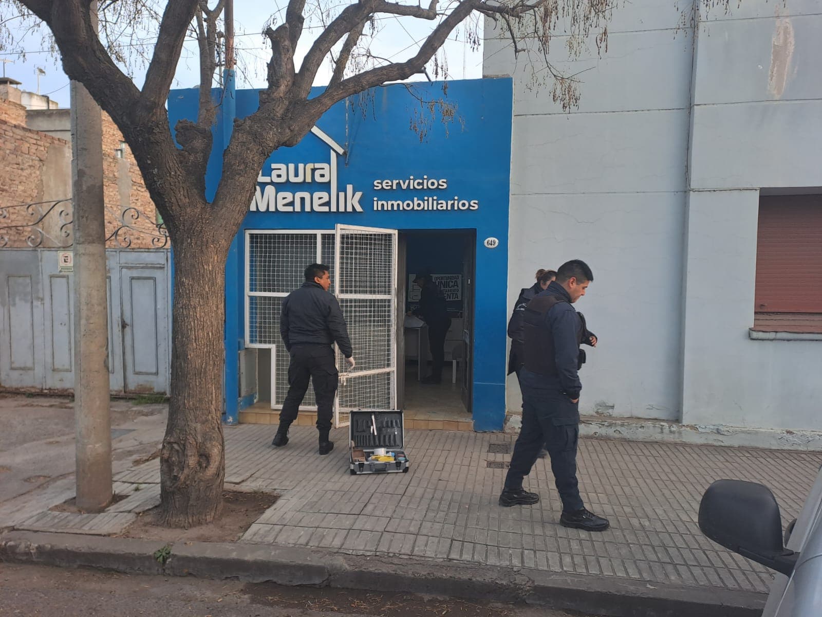 Robaron en una inmobiliaria durante la madrugada en pleno centro de Viedma