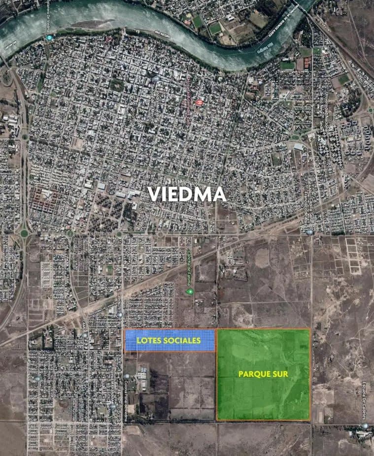 El municipio de Viedma recibió terrenos de la U12 que serán destinados a lotes sociales