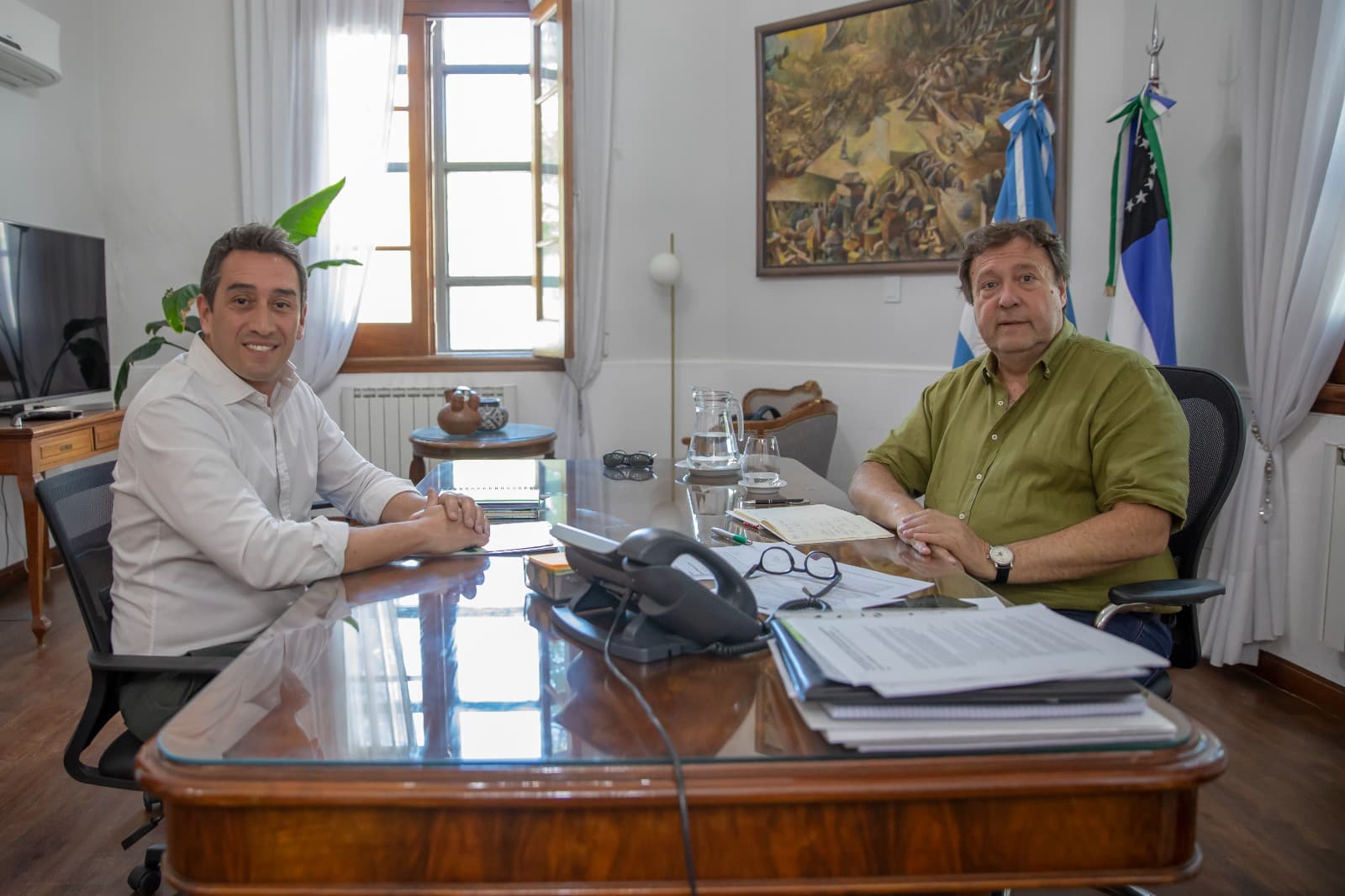 El Intendente de Viedma fue recibido por el Gobernador de Rio Negro