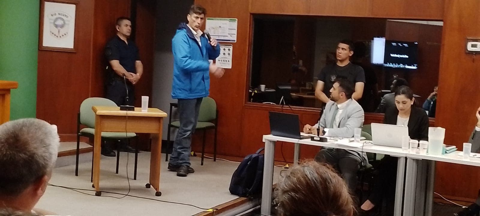 Morello dijo que le apunto a la pierna a Llanos y que la culata de la escopeta le desvió el tiro