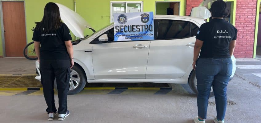 Secuestran en Viedma un vehículo que fue robado en la provincia de Buenos Aires