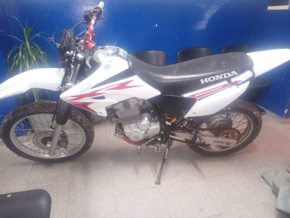 Delincuentes robaron una moto en Patagones y fue recuperada en Viedma