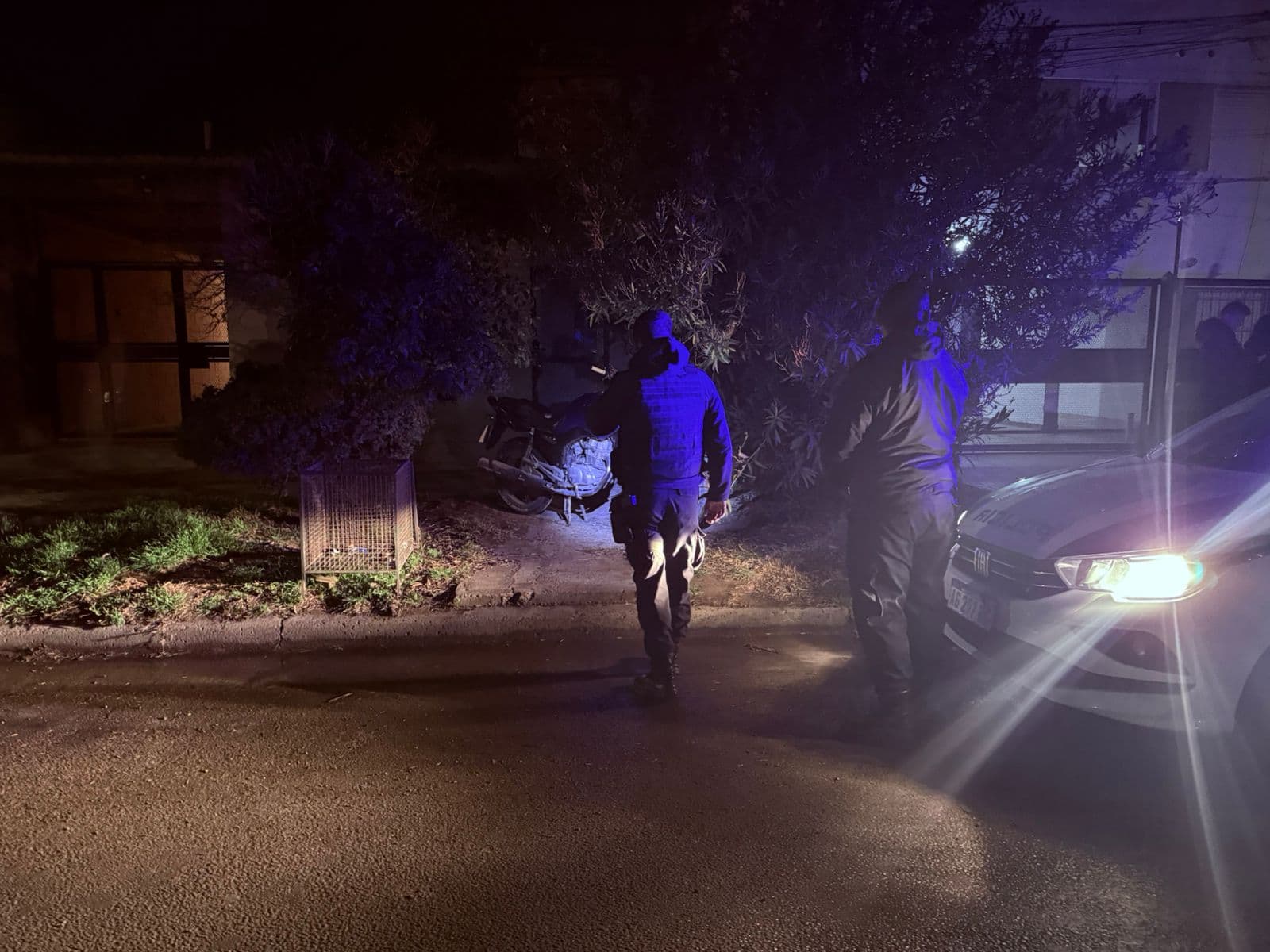 La policía recuperó una moto robada a los pocos minutos del hecho