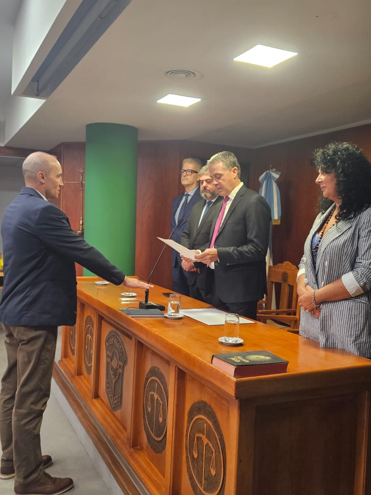 Apcarián tuvo su primer acto en el inicio de su presidencia en el Superior Tribunal de Justicia