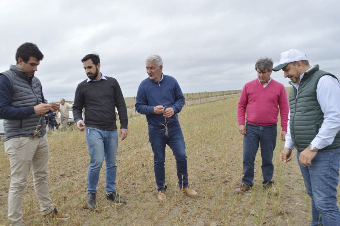 Visitó Patagones el Secretario de Agricultura, Ganadería y Pesca de la Nación, por la sequía