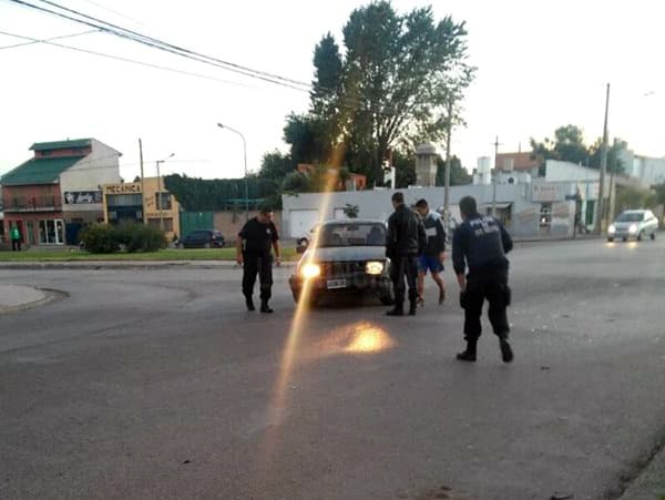 Choque en el Boulevard Sussini, sin heridos pero con daños materiales
