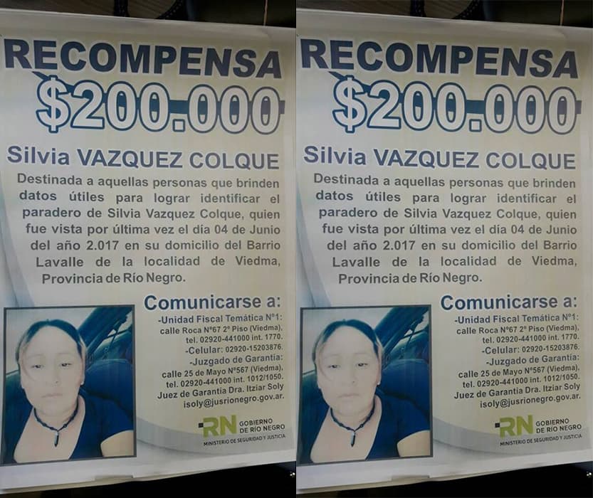 Se distribuirán afiches para la búsqueda de Silvia Colque