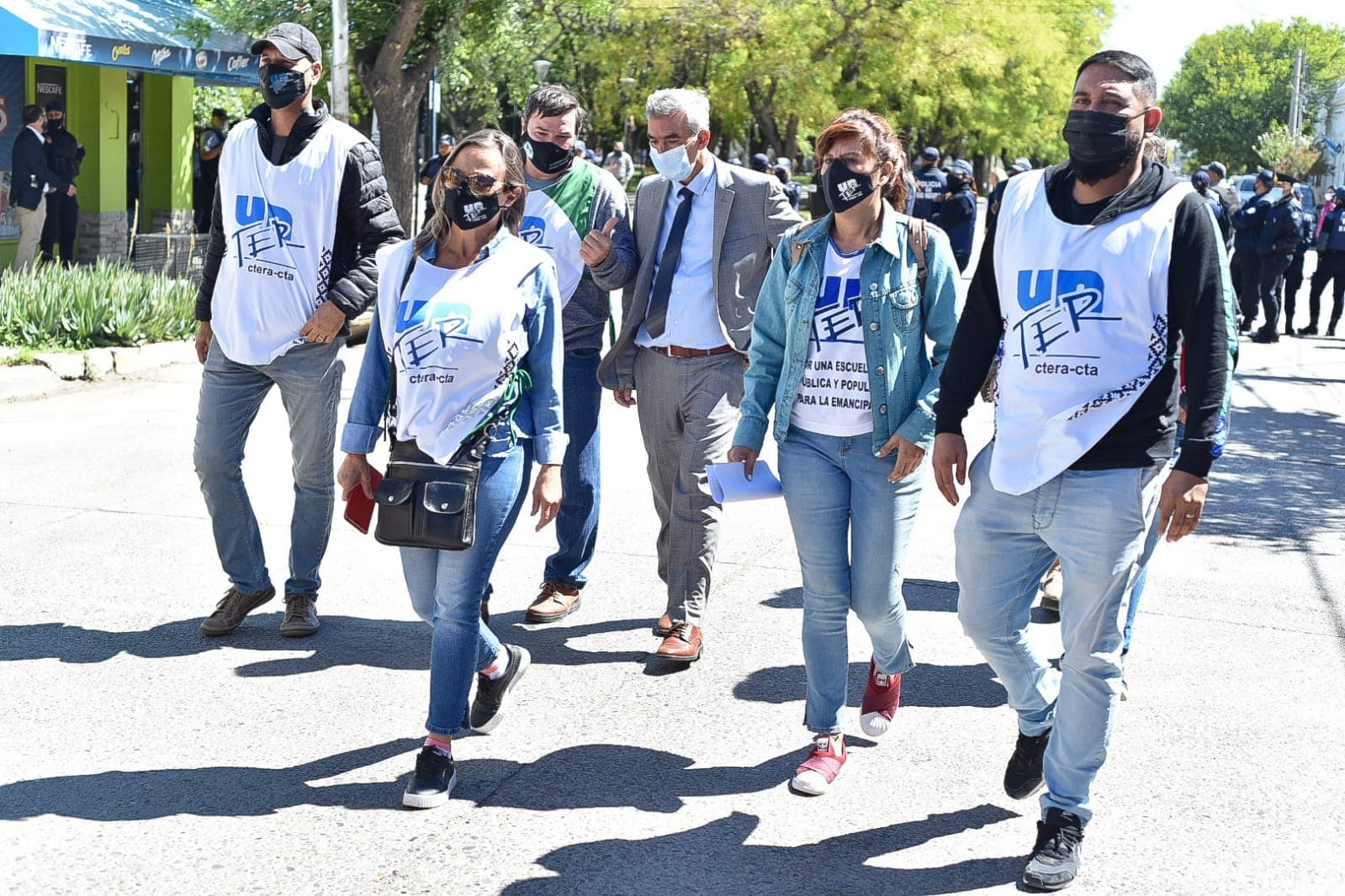 «Seguiremos luchando por los derechos de los trabajadores de la educación y los estudiantes»