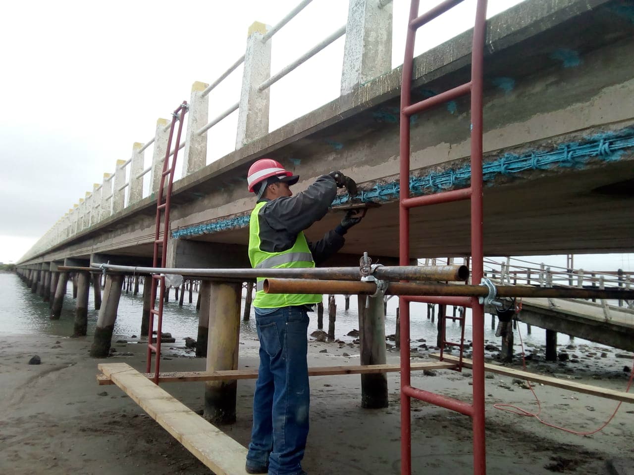 Refaccionan el Puente Wasserman