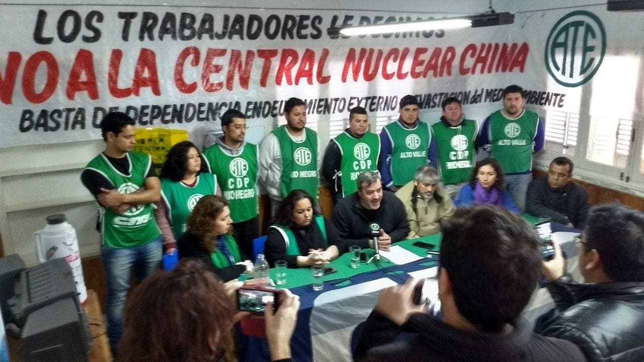 ATE se sumará a la marcha antinuclear del 9 de agosto