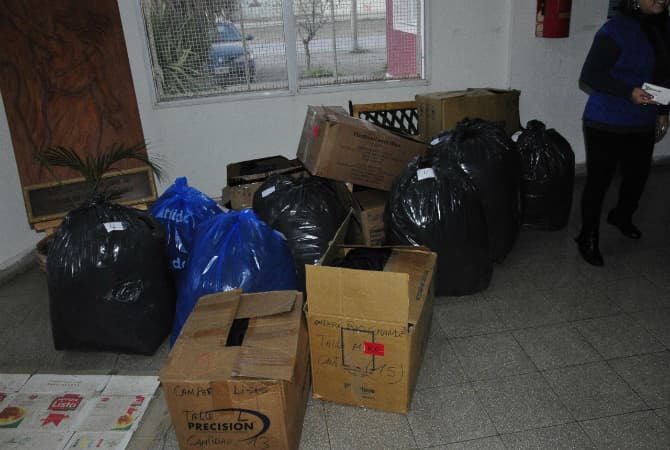 Donaron camperas de abrigo para que sean repartidas en distintos puntos de Viedma