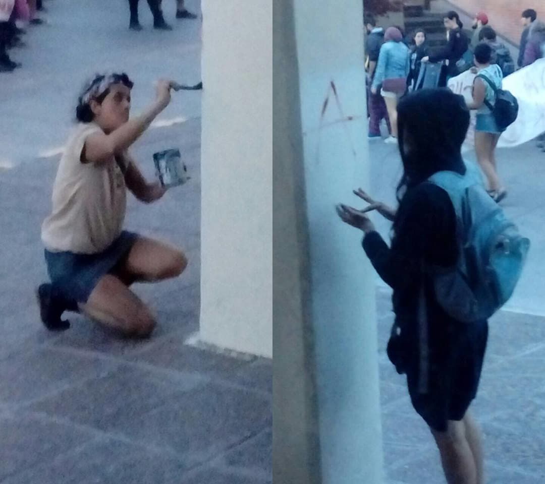 Frandsen pidió fotos y filmaciones de los que pintaron en Casa de Gobierno