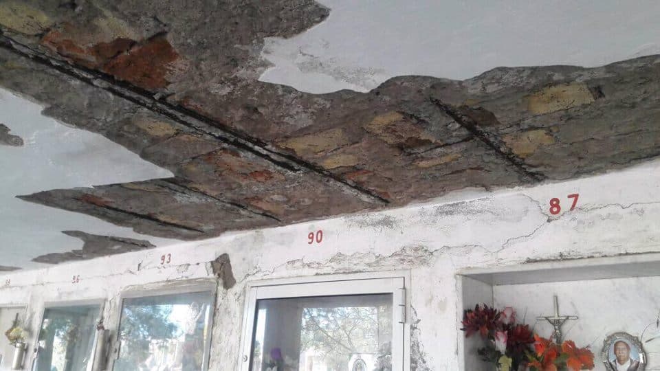 “La situación del cementerio es de un abandono total”, aseguró Rousiot