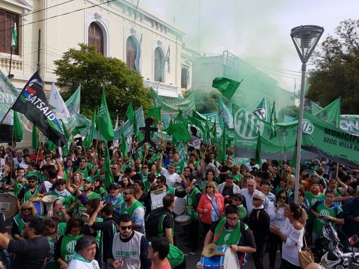 El miércoles habrá paro y movilización de ATE contra la aprobación del presupuesto Nacional