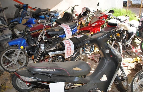 Más de 400 motos fueron secuestradas durante el año en diferentes operativos de tránsito
