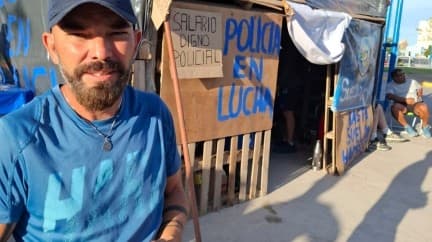 Revocaron la condena del ex policía Rubén Muñoz tenía restricciones judiciales que no cumplió y se acercó al ministro de Seguridad Daniel Jara