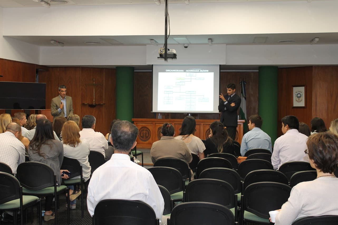 Se realizó por la Reforma Procesal Penal un taller sobre “Gestión por procesos en la oficina Judicial” para empleados