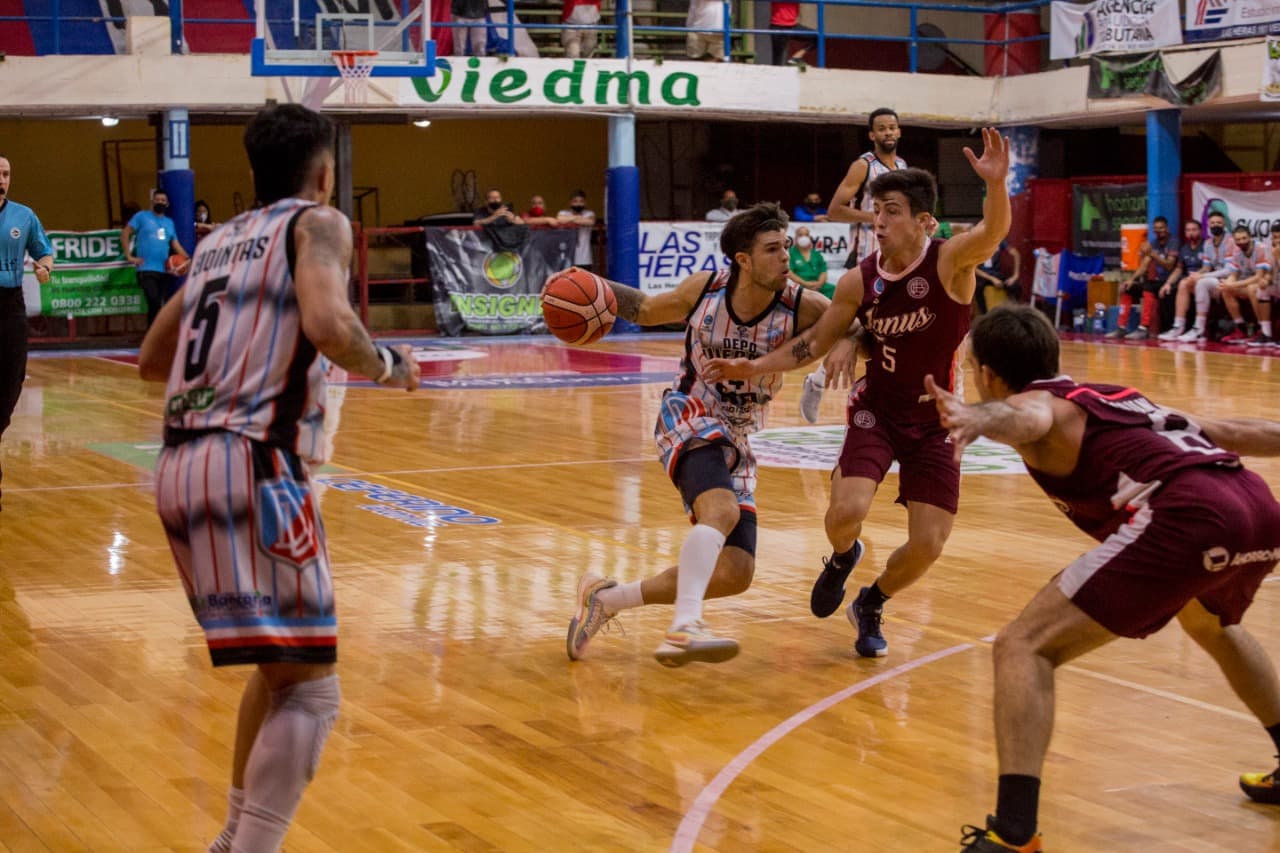 Depo Viedma perdió ante Lanús 79-88