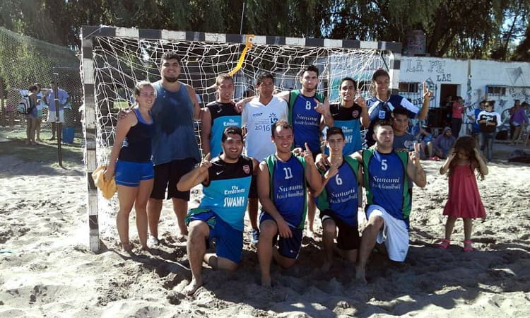 Este fin de semana se realizó el torneo de beach handball en el marco de la fiesta de la Soberanía Patagónica