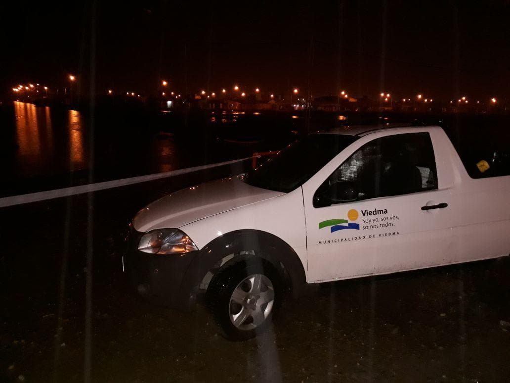 Cayeron más de 60mm de agua en Viedma, no hubo personas evacuadas