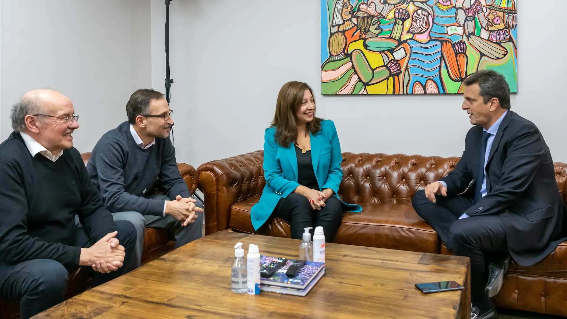 La Gobernadora Carreras se reunió con Massa por el Tren Patagónico